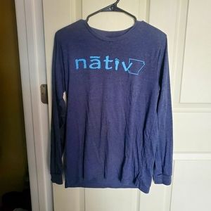 NATIV Unisex Long sleeve Tshirt
